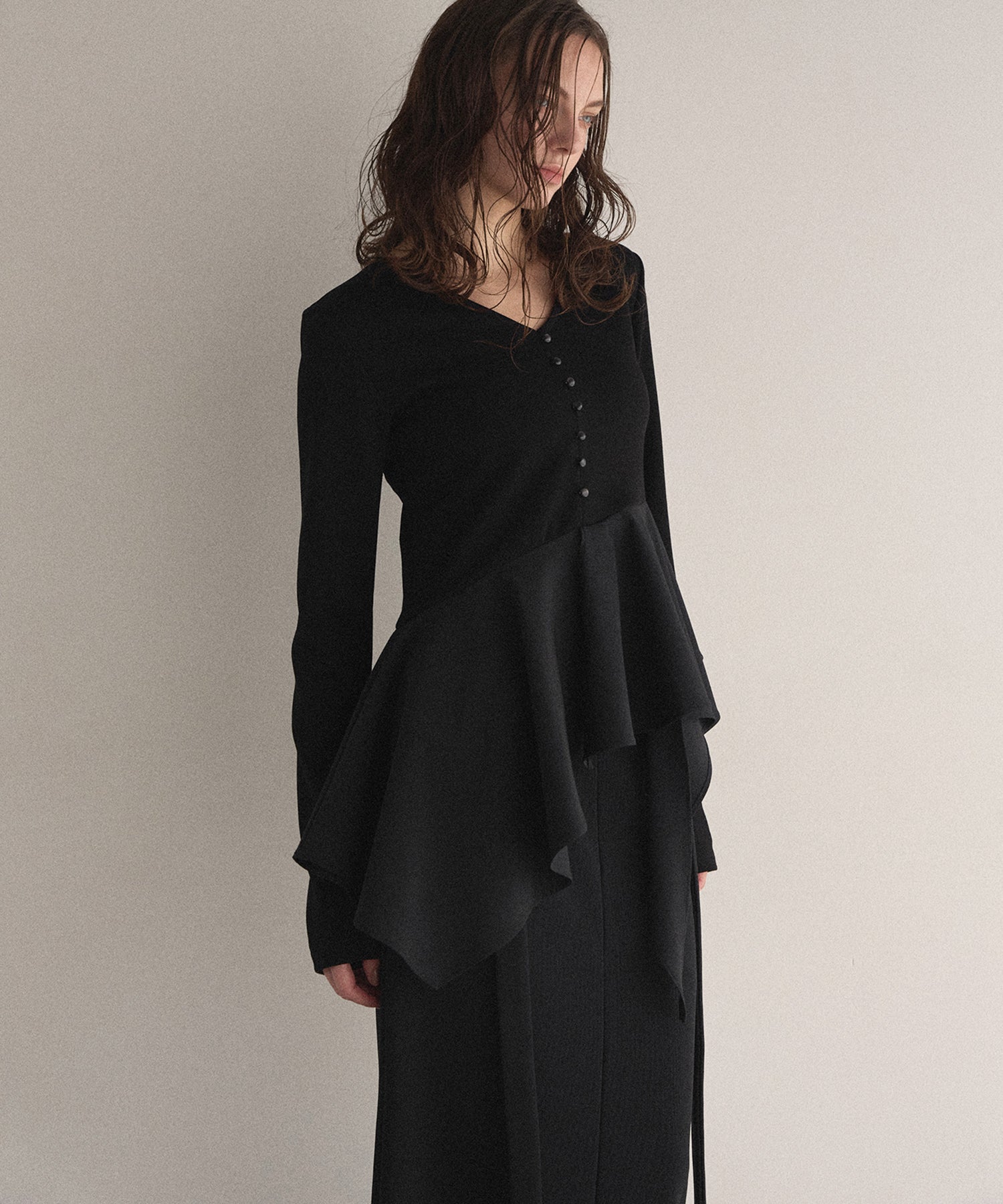 Peplum Henry Tops – MIELI INVARIANT