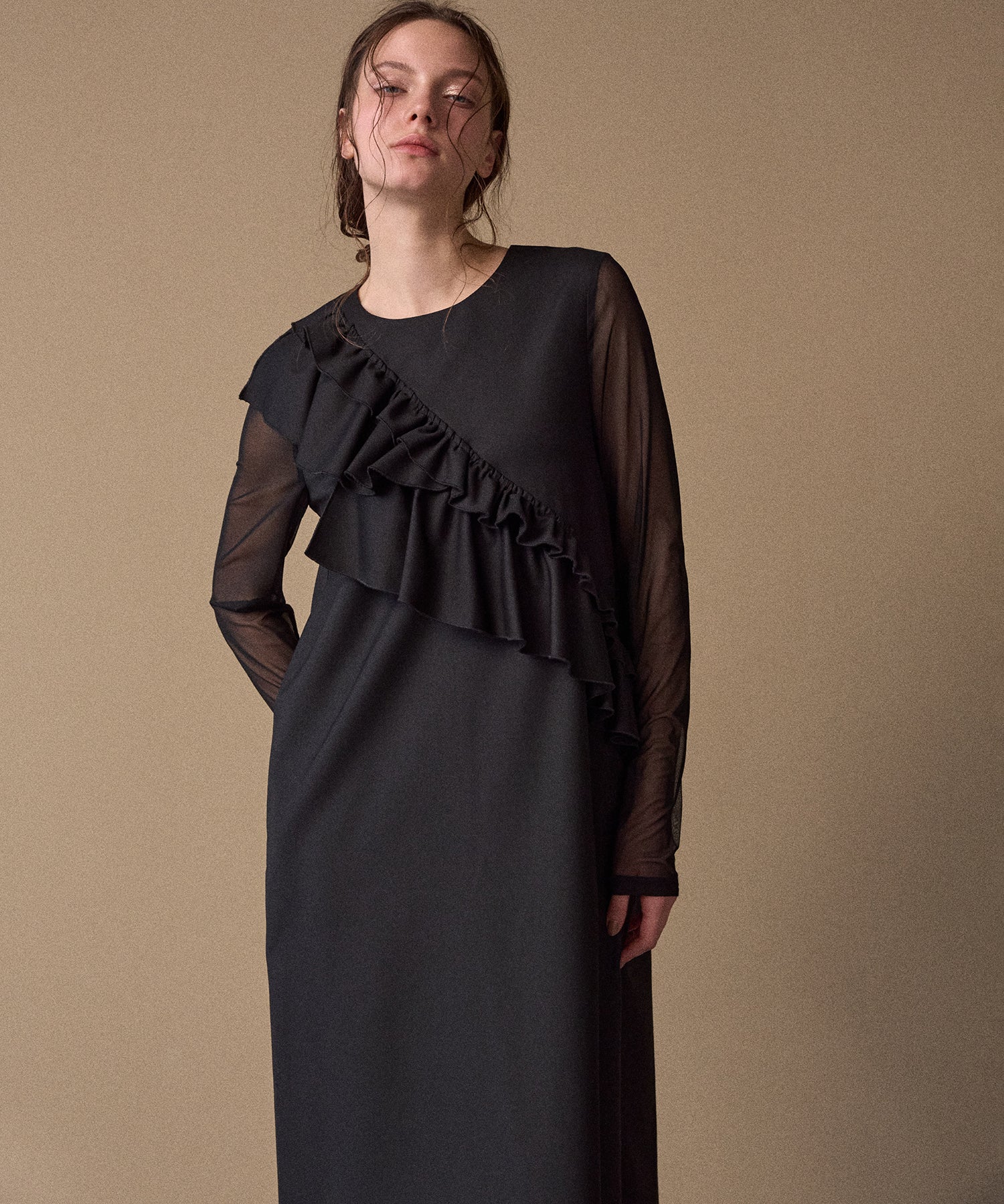 MIELI INVARIANTロンパース Manish Twill Frill Dress – MIELI INVARIANT