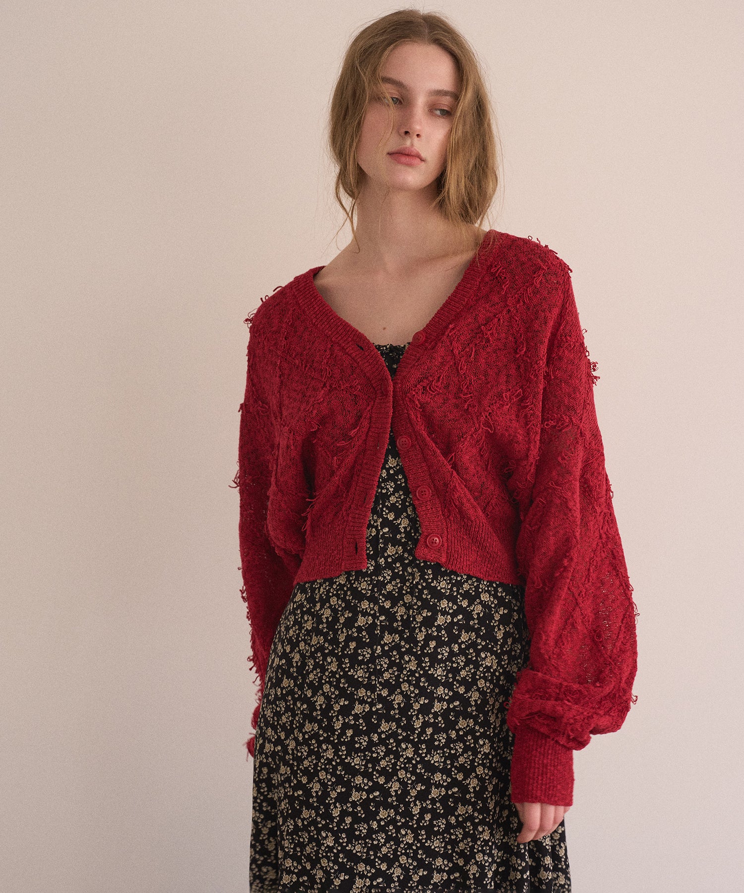 Bloom Loop Fringe Cardigan – MIELI INVARIANT