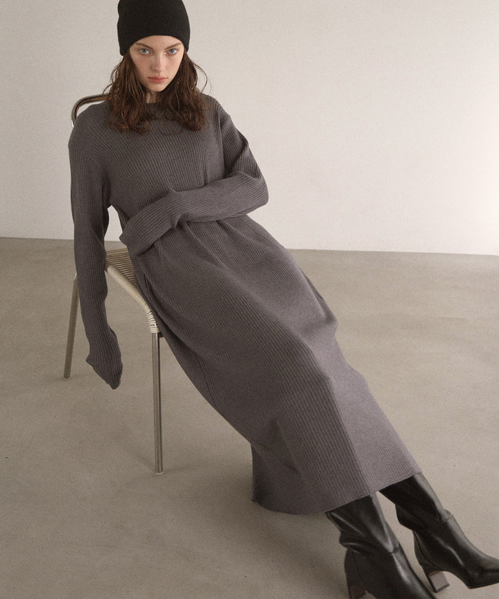 2way Layered Cape Knit OP