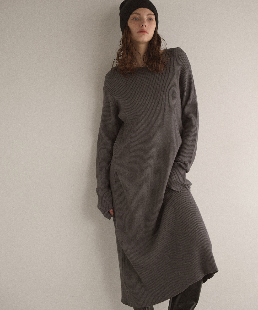 2way Layered Cape Knit OP