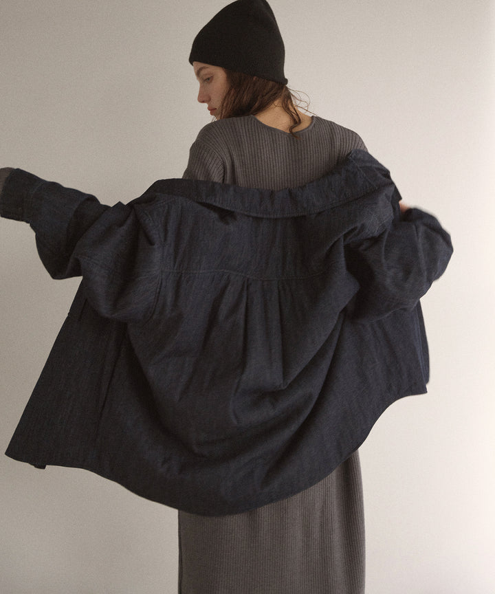 2way Layered Cape Knit OP