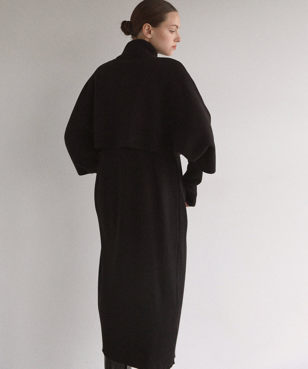 2way Layered Cape Knit OP