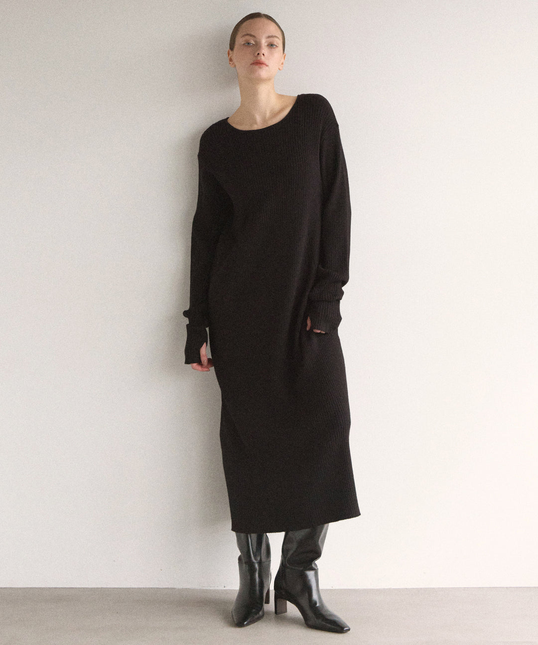 2way Layered Cape Knit OP