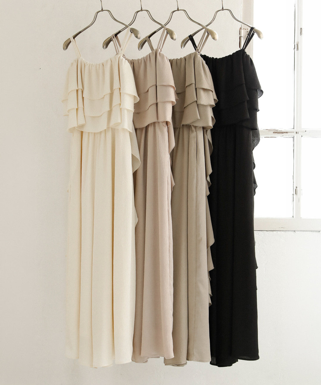 Bumpy Satin Tiered Combinaison