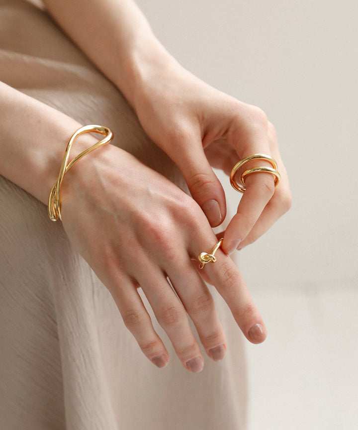 Spiral Circle Ring