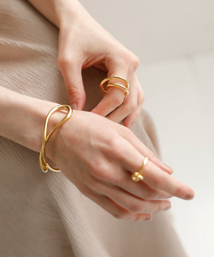 Spiral Circle Ring