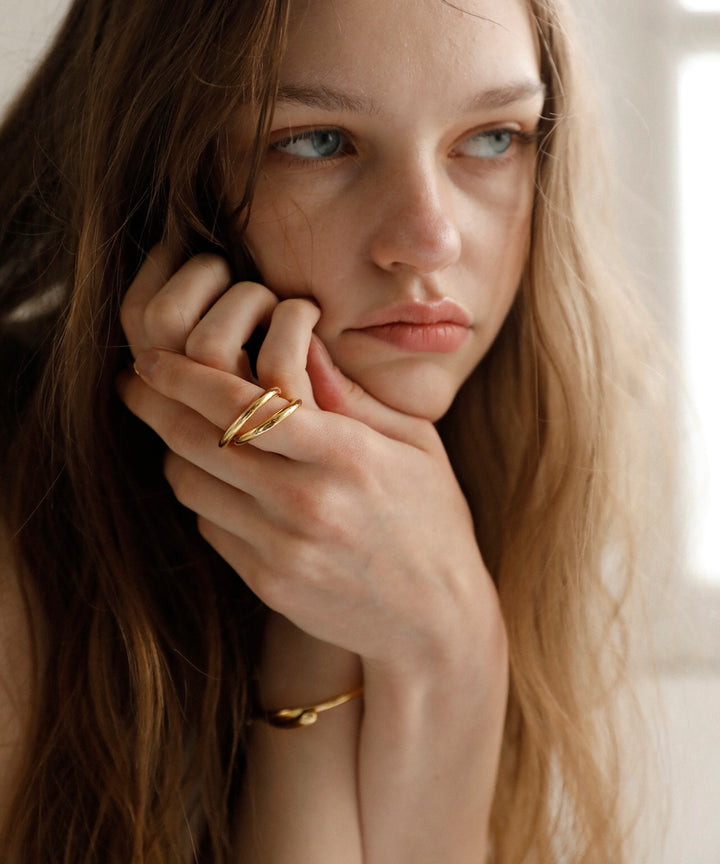 Spiral Circle Ring