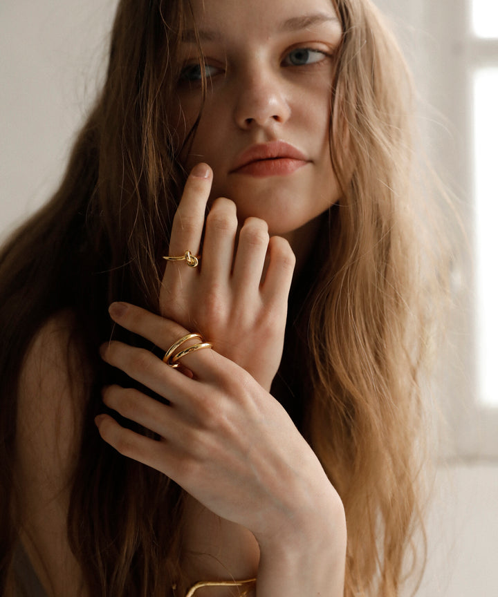 Spiral Circle Ring