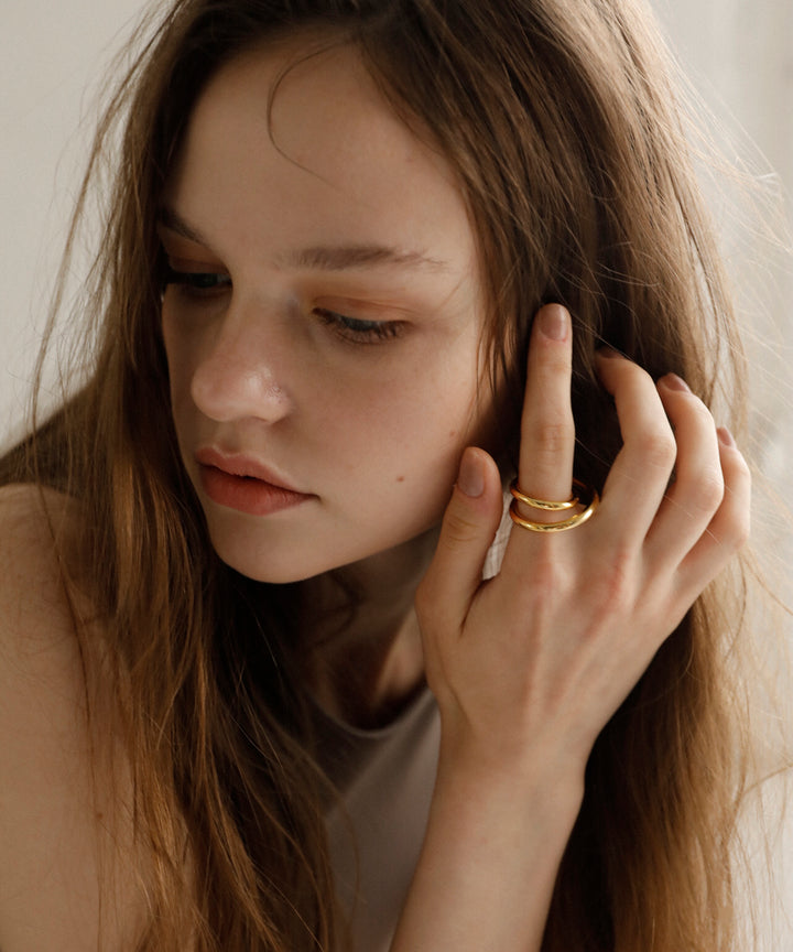 Spiral Circle Ring