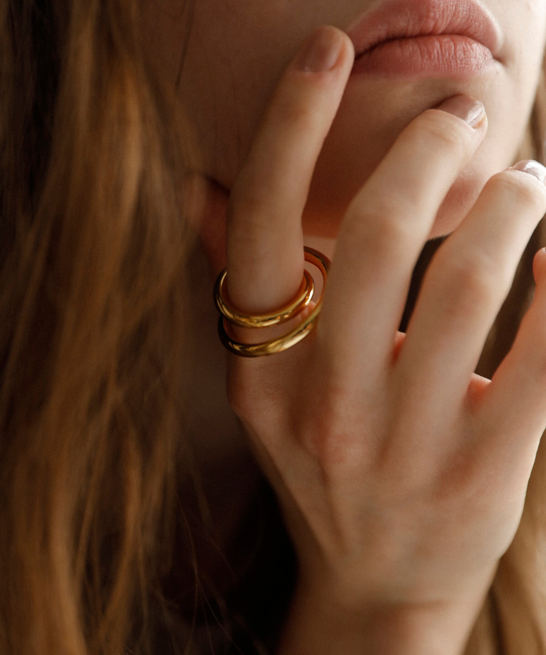 Spiral Circle Ring