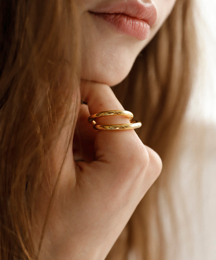 Spiral Circle Ring