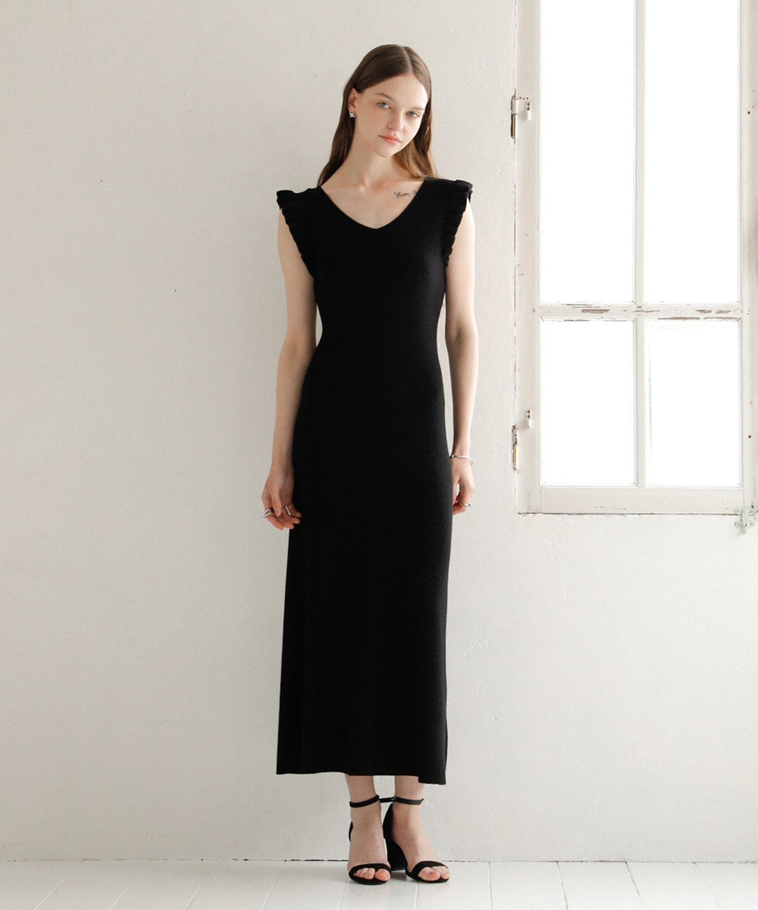 Shell Frill Marin Dress