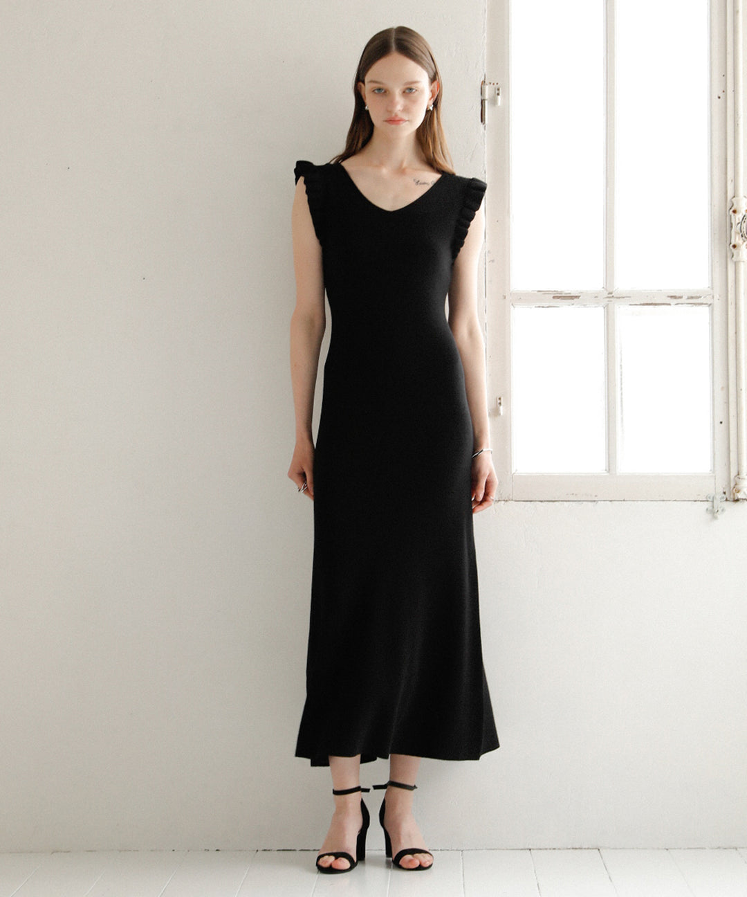 Shell Frill Marin Dress