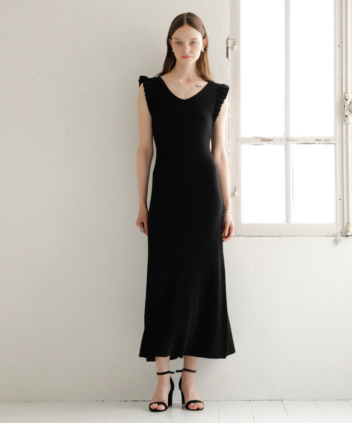 Shell Frill Marin Dress