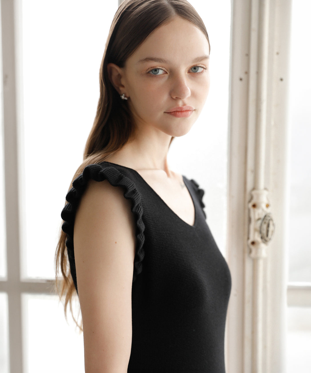 Shell Frill Marin Dress