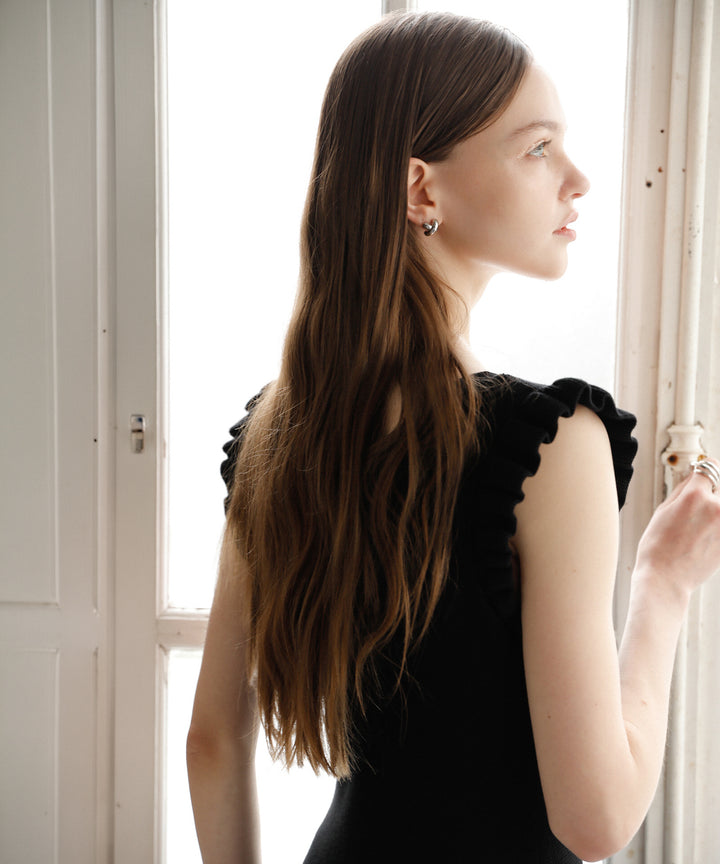 Shell Frill Marin Dress
