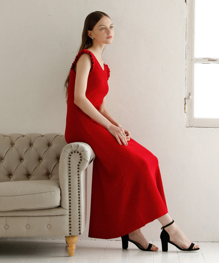 Shell Frill Marin Dress