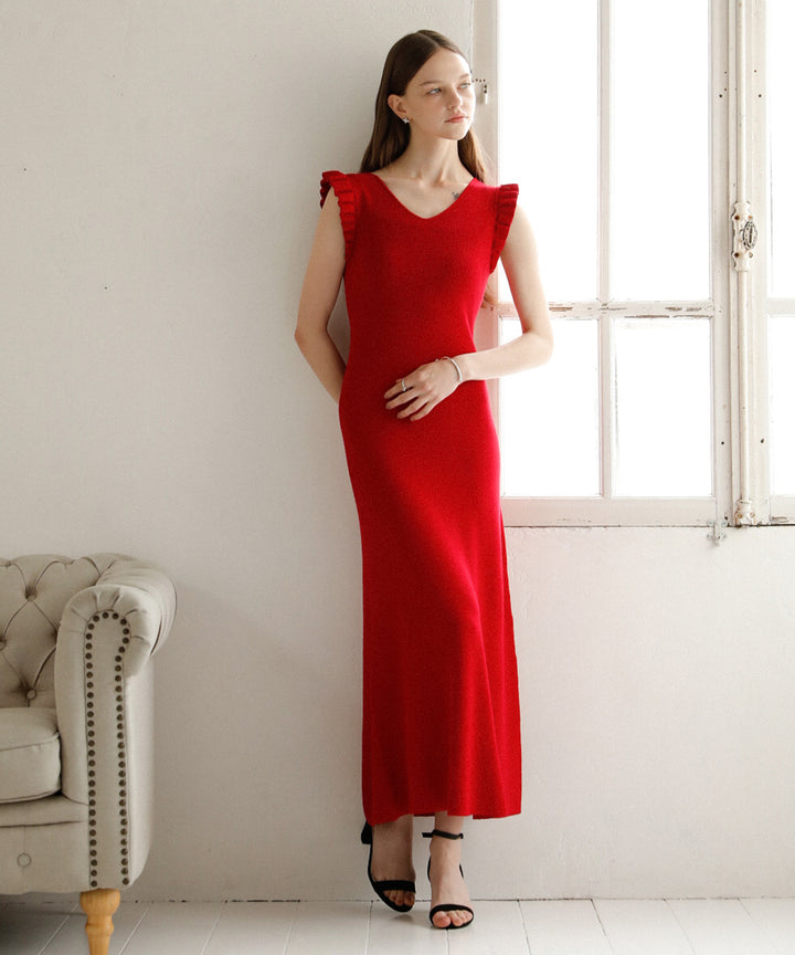 Shell Frill Marin Dress