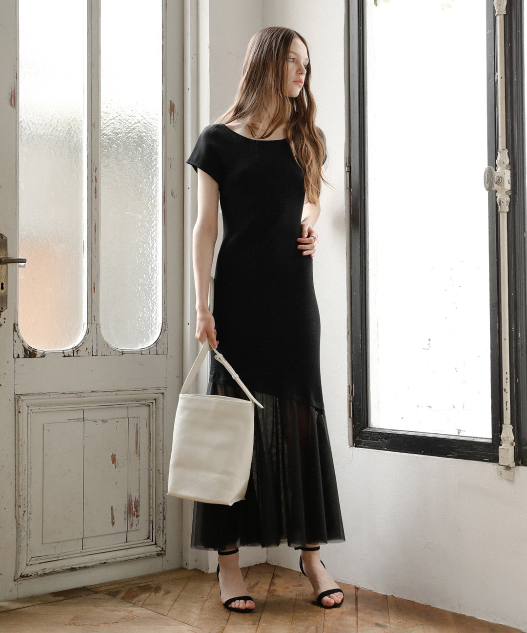 Contrast Brenda Dress