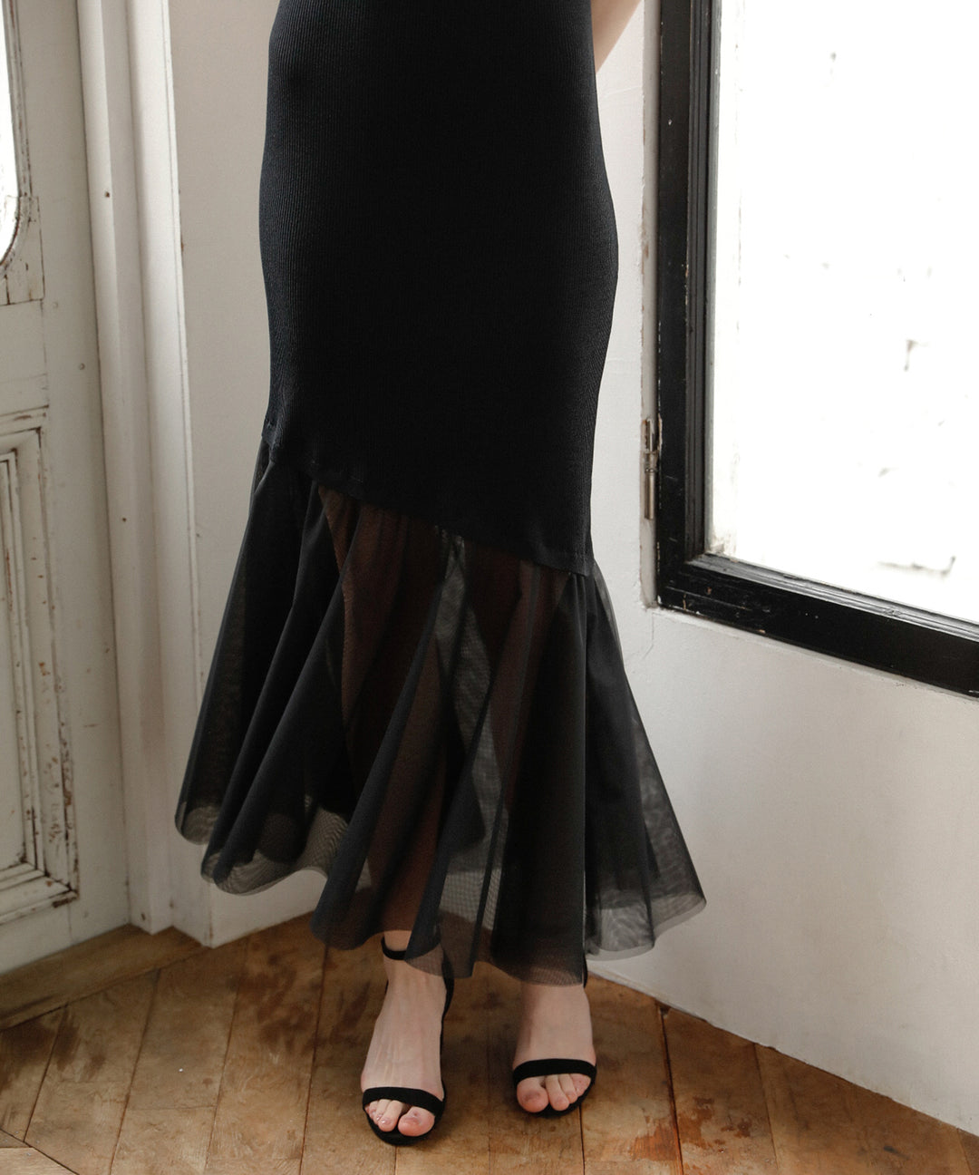 Contrast Brenda Dress