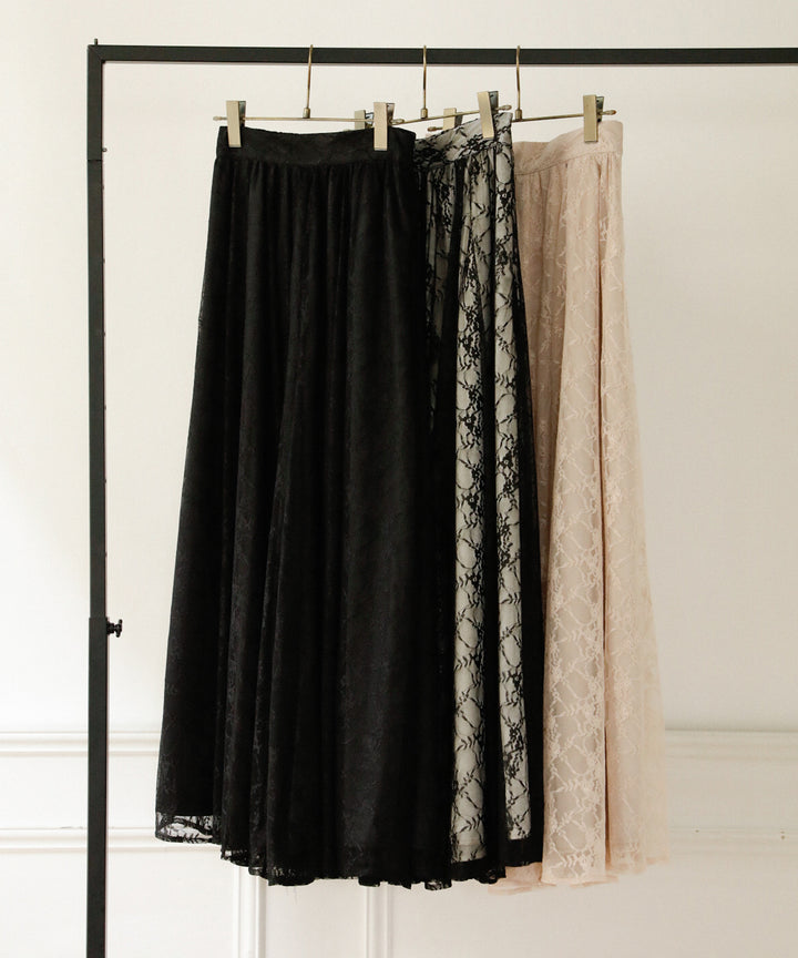 Pomping Lace W Flare Pants