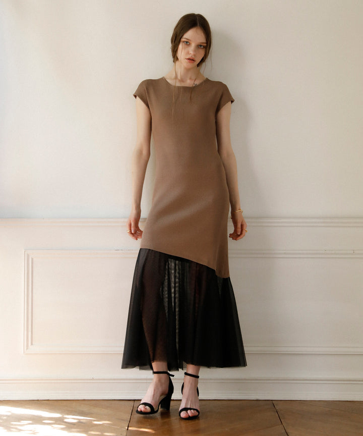Contrast Brenda Dress