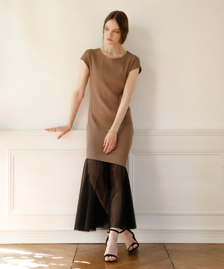 Contrast Brenda Dress