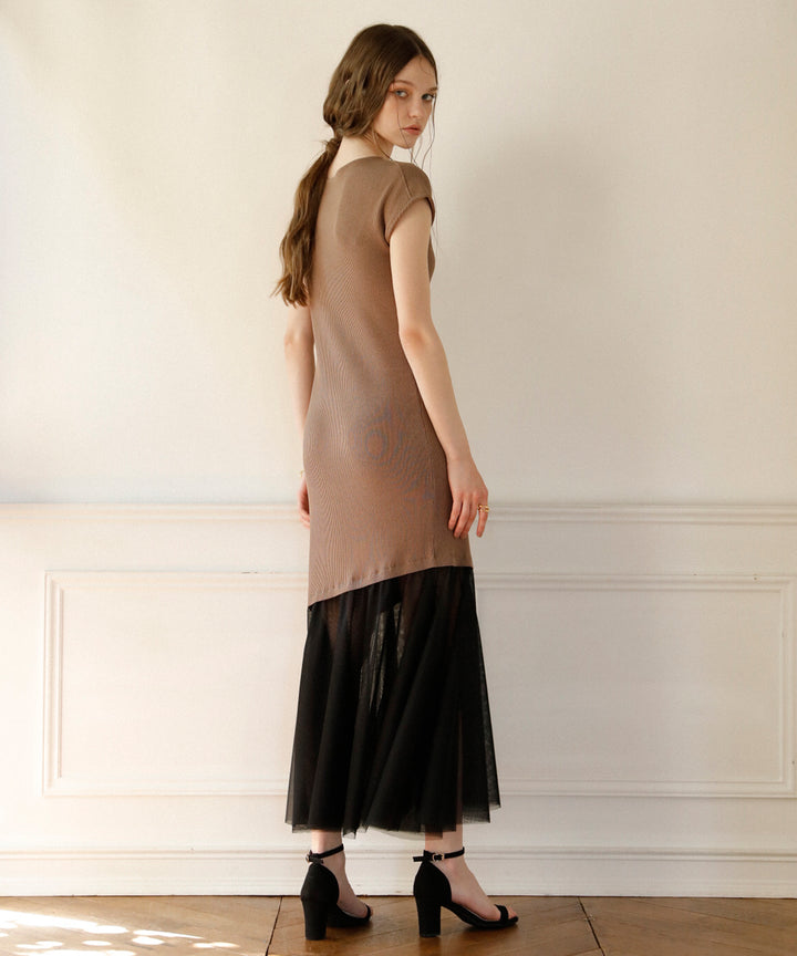 Contrast Brenda Dress