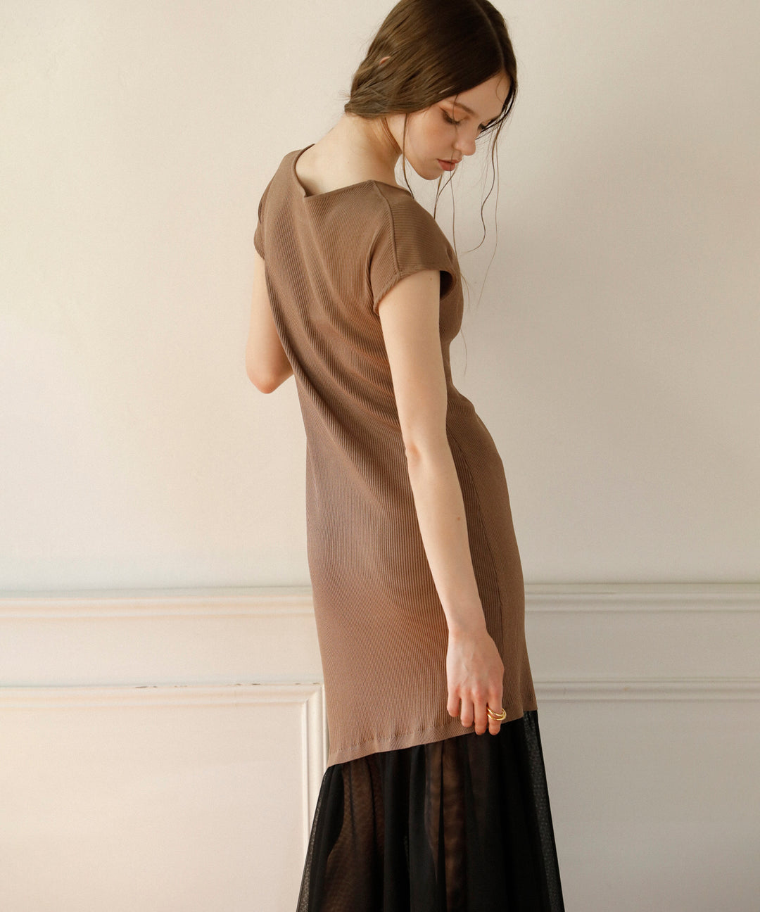 Contrast Brenda Dress