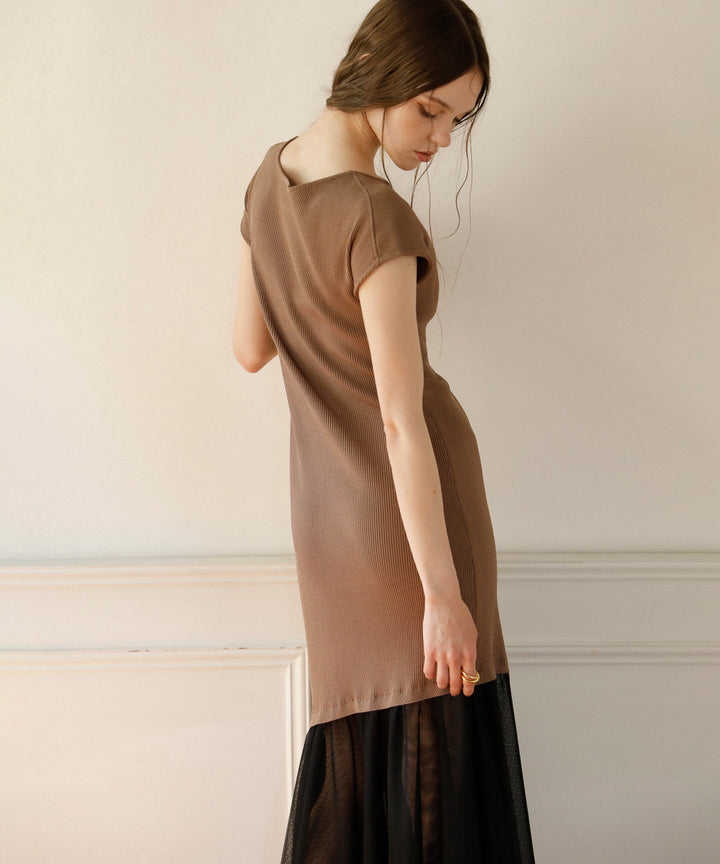 Contrast Brenda Dress
