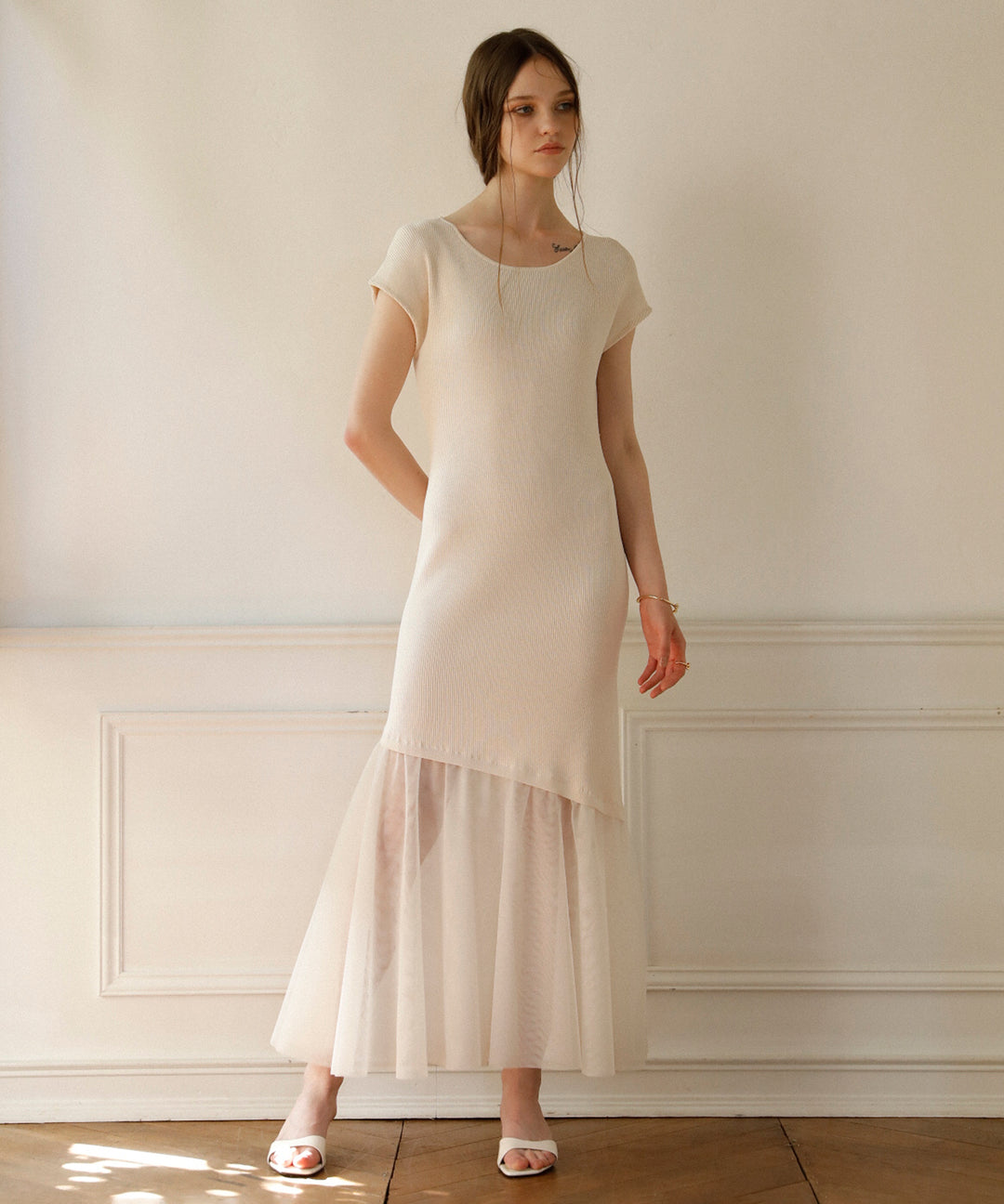 Contrast Brenda Dress