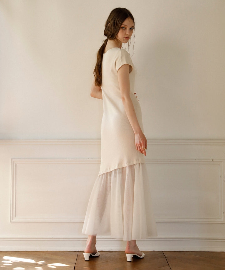 Contrast Brenda Dress