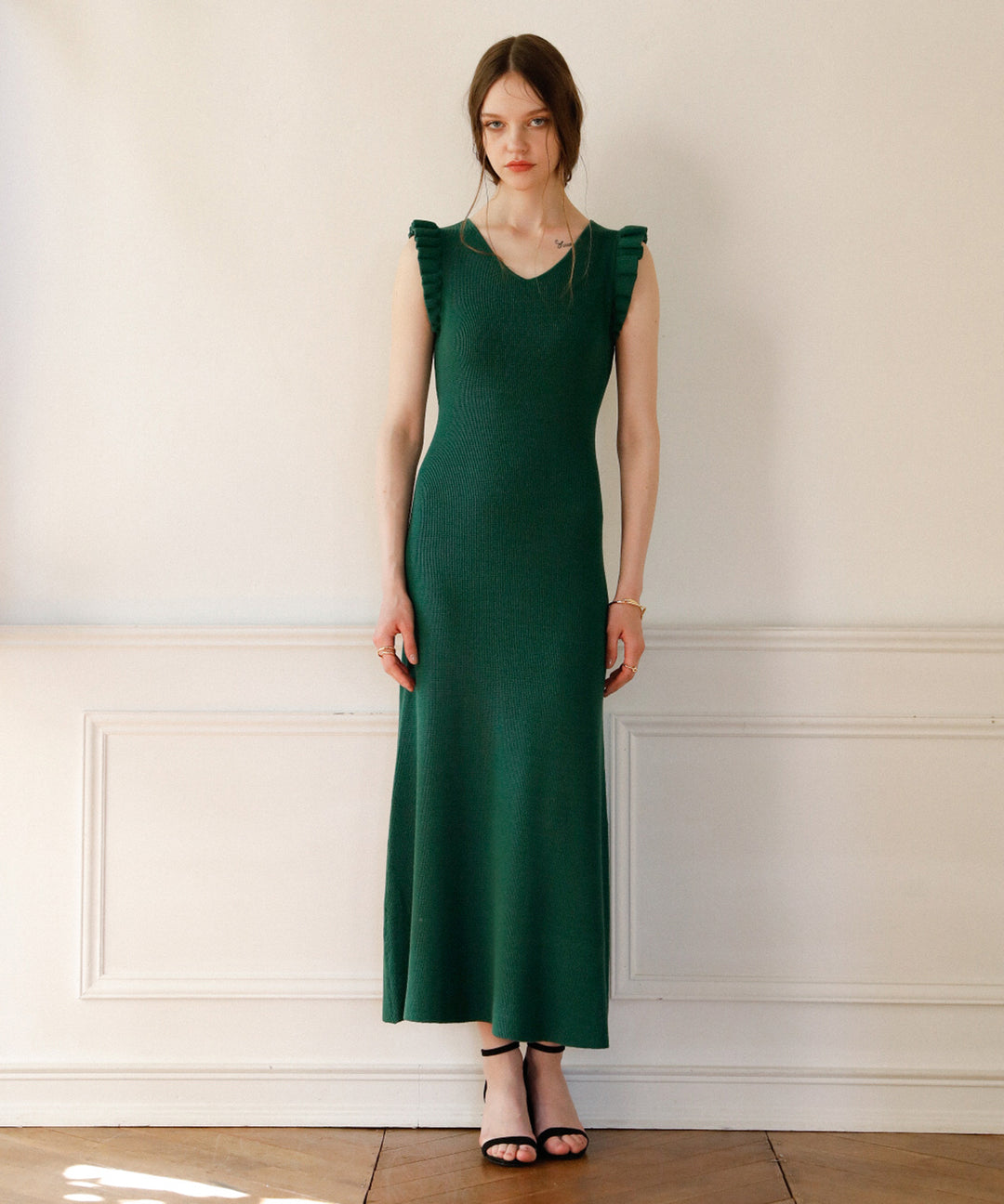 Shell Frill Marin Dress
