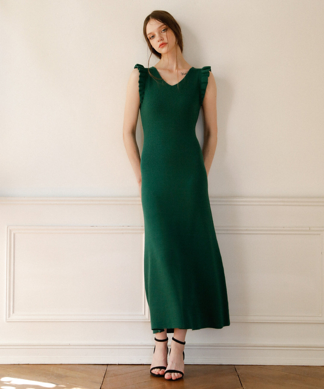 Shell Frill Marin Dress