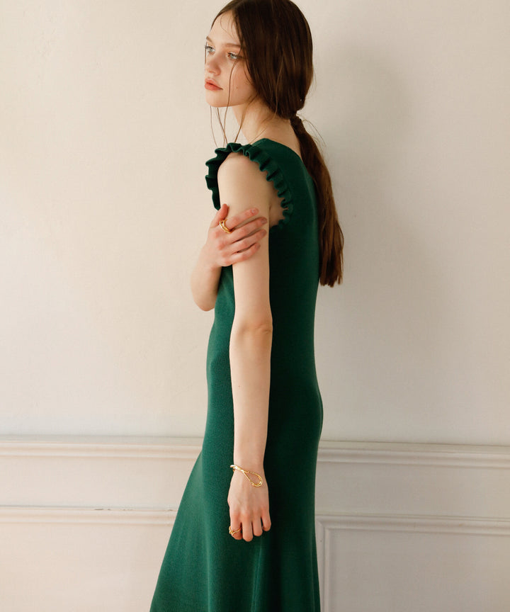 Shell Frill Marin Dress
