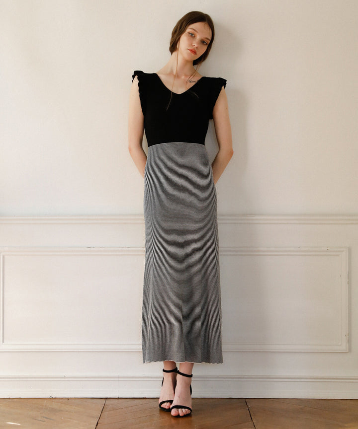 Shell Frill Marin Dress