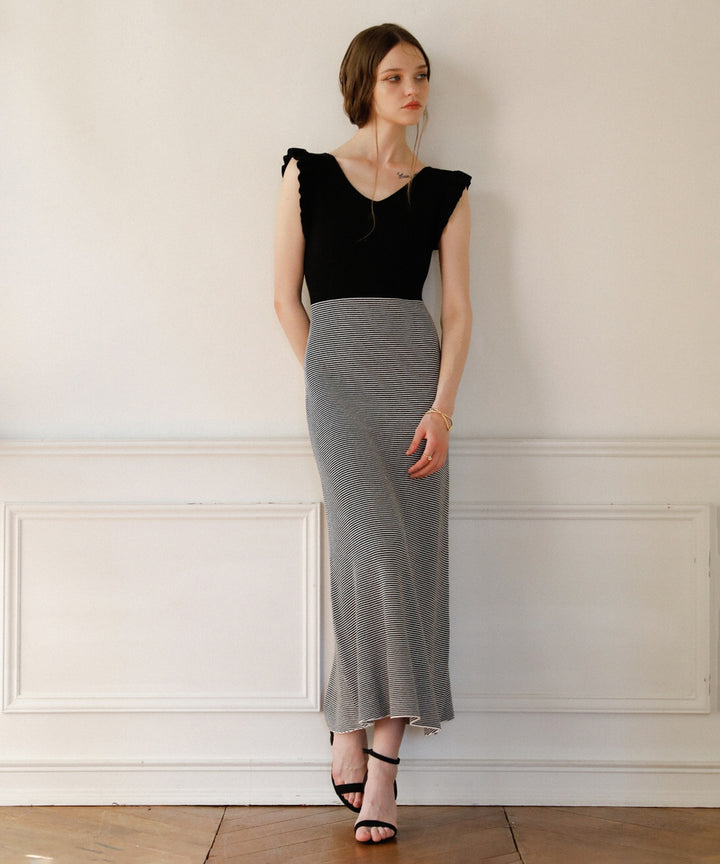 Shell Frill Marin Dress