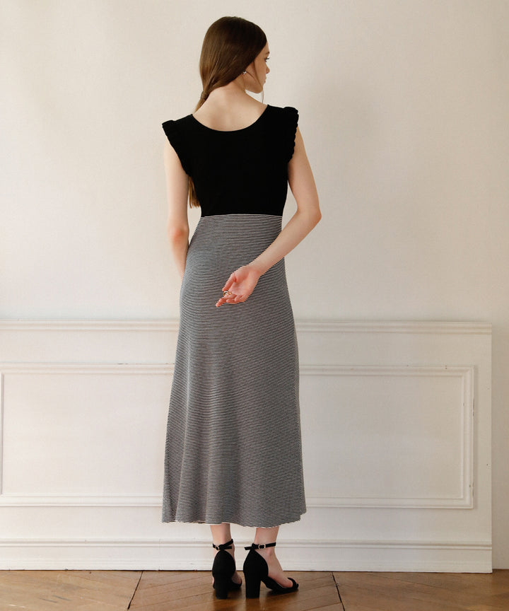 Shell Frill Marin Dress