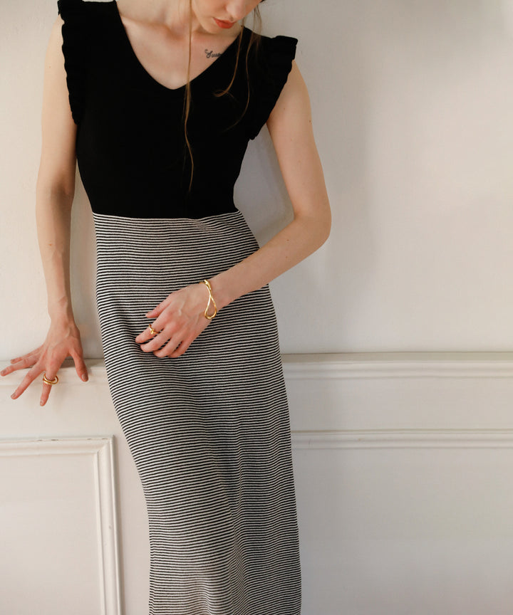 Shell Frill Marin Dress