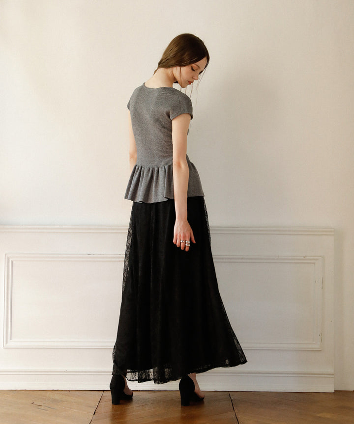 Pomping Lace W Flare Pants