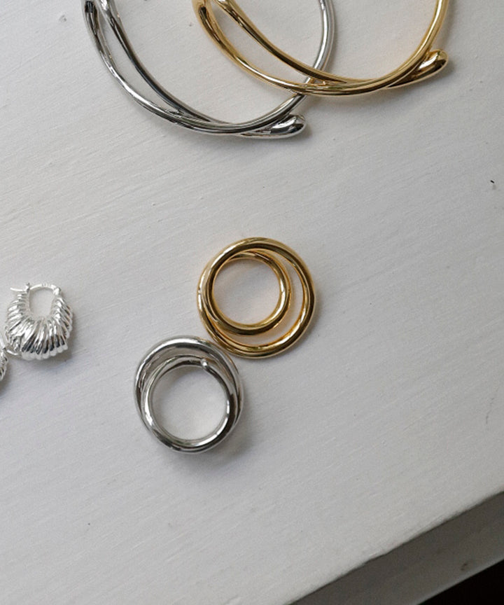 Spiral Circle Ring