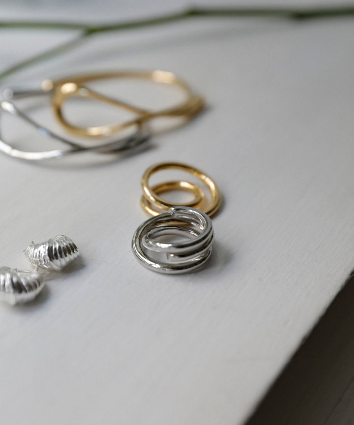 Spiral Circle Ring