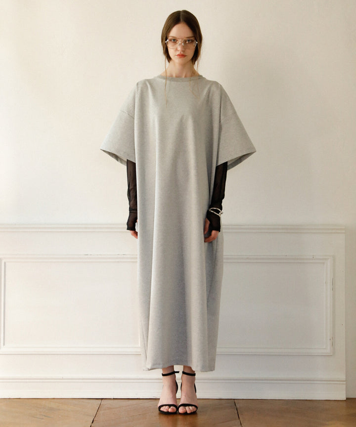 Cut Wide Dress Mesh Arm SET