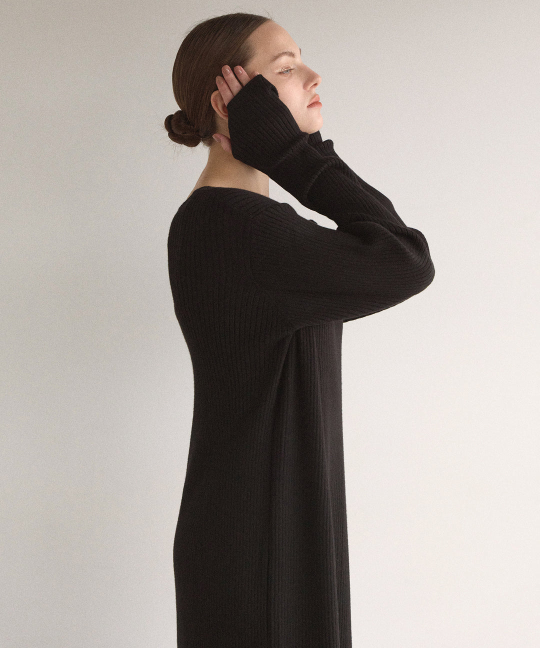 2way Layered Cape Knit OP