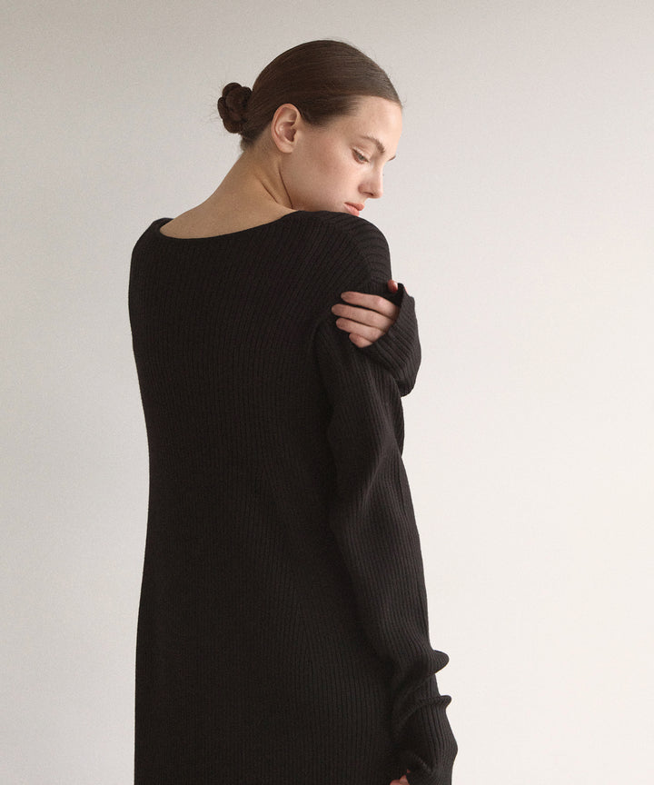 2way Layered Cape Knit OP