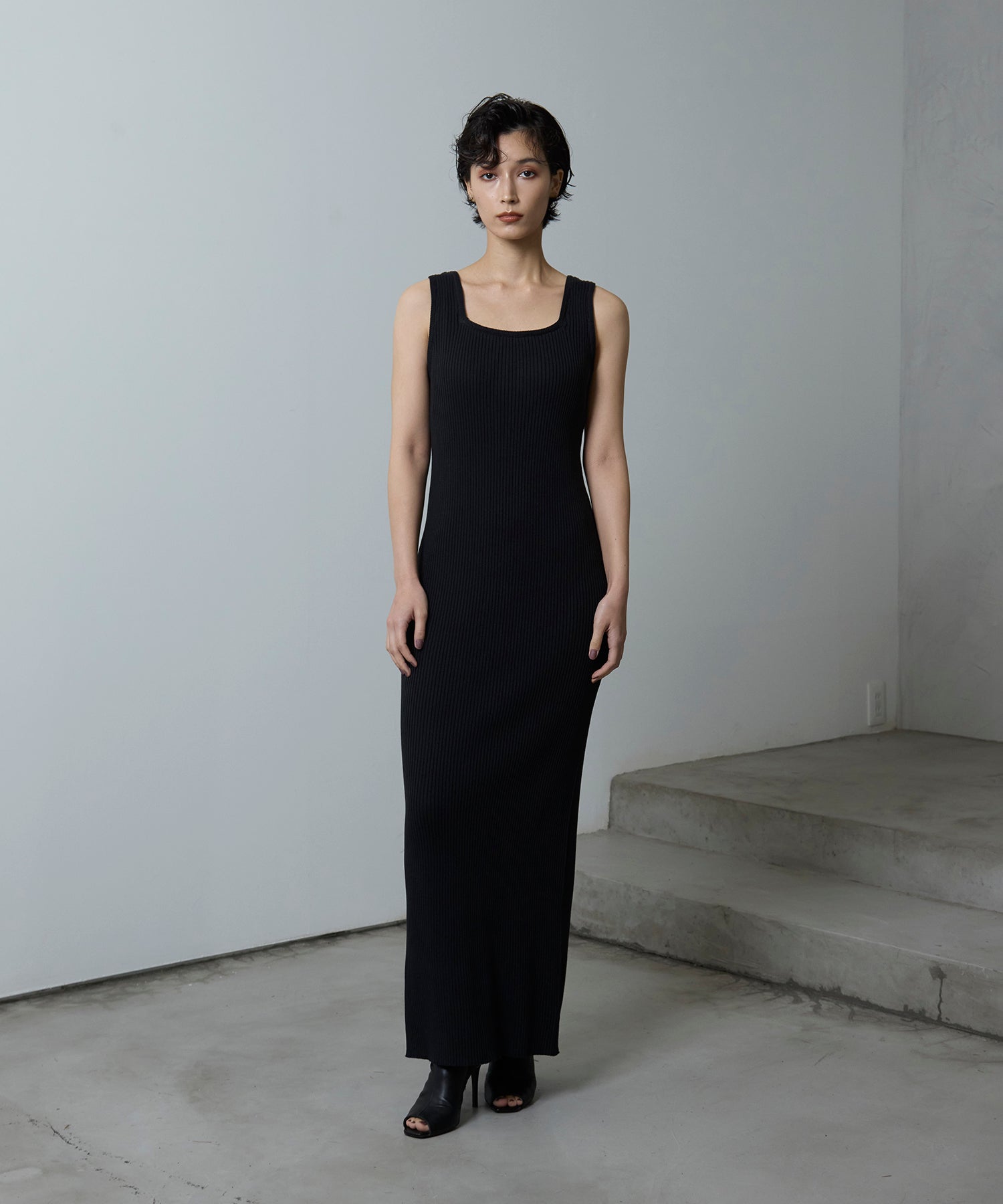 eliuu)Rib Knit Onepiece – mieli-invariant.com