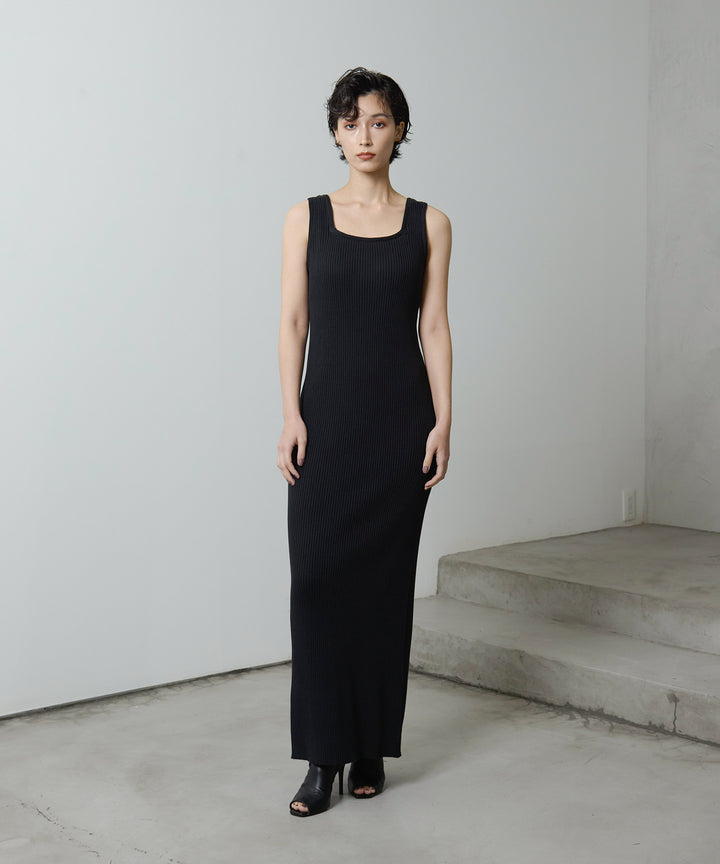 (eliuu)Rib Knit Onepiece
