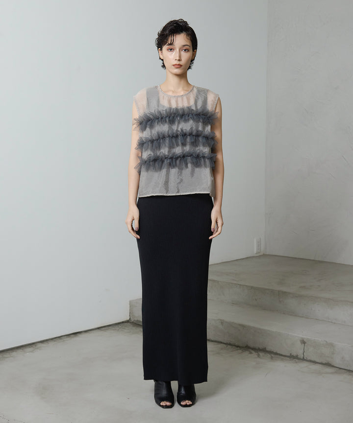 (eliuu)Rib Knit Onepiece