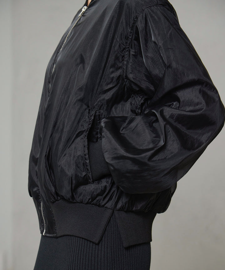 (eliuu)Sheer Gloss Blouson